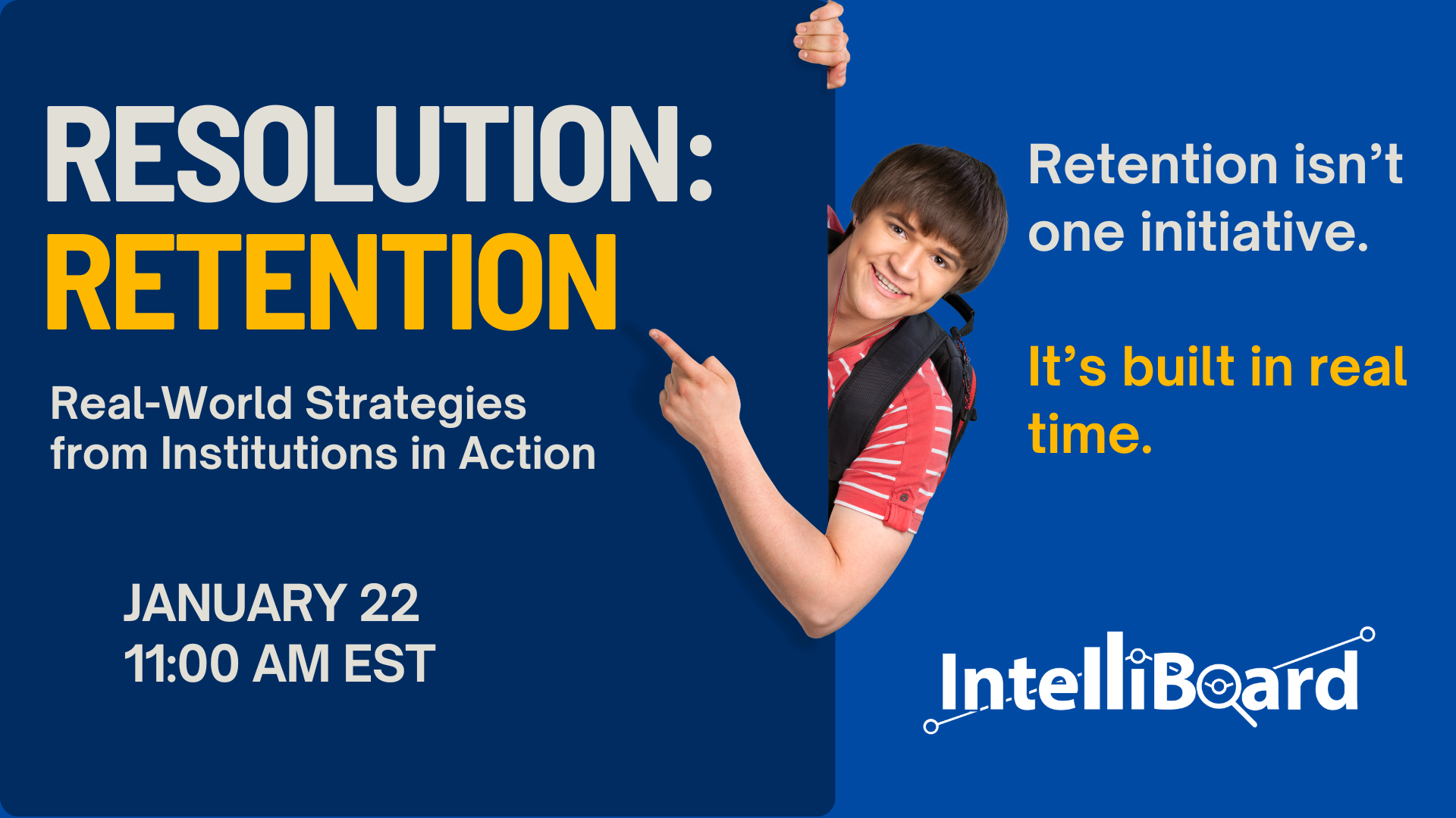 Resolution: Retention Webinar January 22, 11am EST